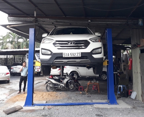Bán cầu nâng 2 trụ không cổng 3.5 tấn GaoChang(TQ),mới 100%,hàng có sẵn, giá rẻ.