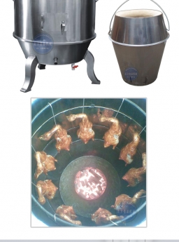 Lò quay gà vịt dùng gas