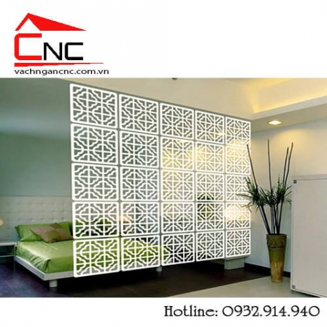 Mặc mưa gió vách ngăn phòng ngủ mẫu cnc gỗ đẹp vẫn HOT