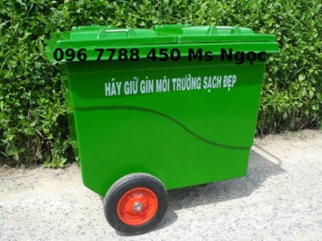 Thùng rác 660lit gom rác công cộng giá rẻ