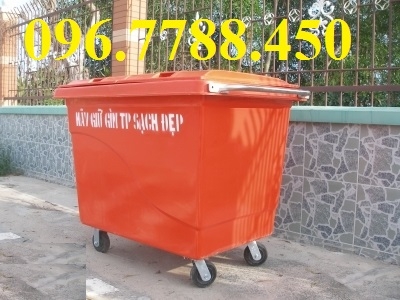 Thùng rác 660lit gom rác công cộng giá rẻ