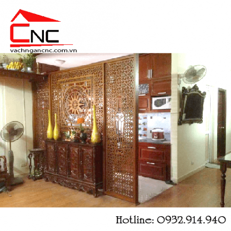 Thế nào là vách ngăn cnc phòng bếp mẫu hoa văn cnc đẹp