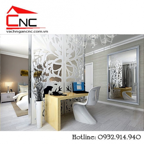 Mặc mưa gió vách ngăn phòng ngủ mẫu cnc gỗ đẹp vẫn HOT
