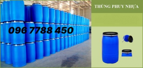 Thùng phuy 150lit đựng hóa chất giá rẻ