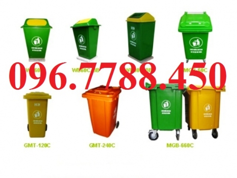 Thùng rác nhựa 3 ngăn (70lit/1ngăn) giá rẻ toàn quốc