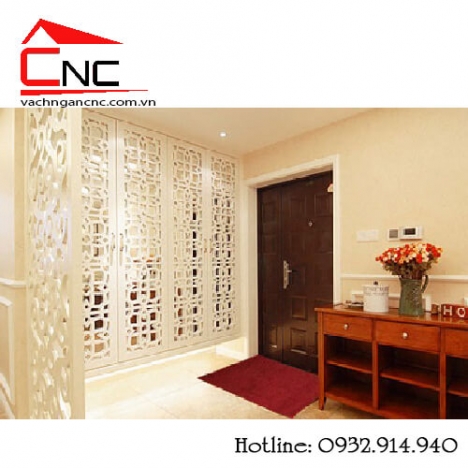 Mặc mưa gió vách ngăn phòng ngủ mẫu cnc gỗ đẹp vẫn HOT