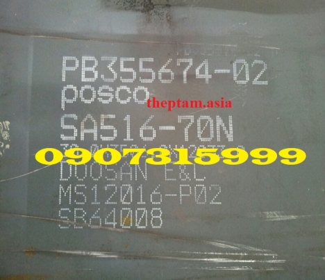 Thép Tấm A516, Thép Tấm Asme Sa516 Chịu Nhiệt Lạnh Dày 12ly, 14ly, 16ly, 25ly