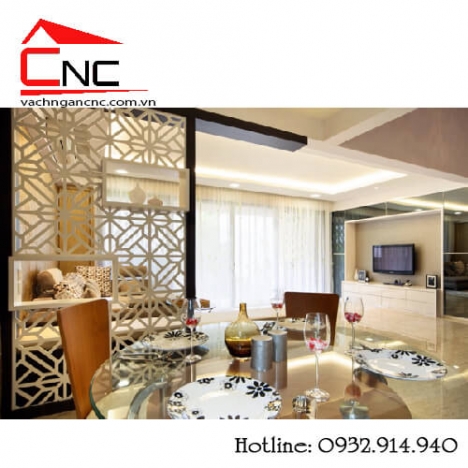 Thế nào là vách ngăn cnc phòng bếp mẫu hoa văn cnc đẹp