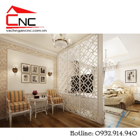 Mặc mưa gió vách ngăn phòng ngủ mẫu cnc gỗ đẹp vẫn HOT