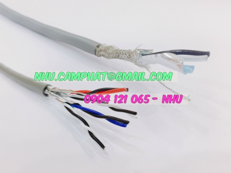 Cáp tín hiệu vặn xoắn chống nhiễu AWG hàng tiêu chuẩn châu âu