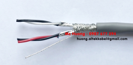 Twisted pair cable - cáp rs485 2pr 22awg, rs485 2 pair 24awg, 1pr awg18, 3p 16awg
