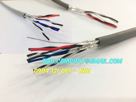 Cáp tín hiệu vặn xoắn chống nhiễu AWG hàng tiêu chuẩn châu âu