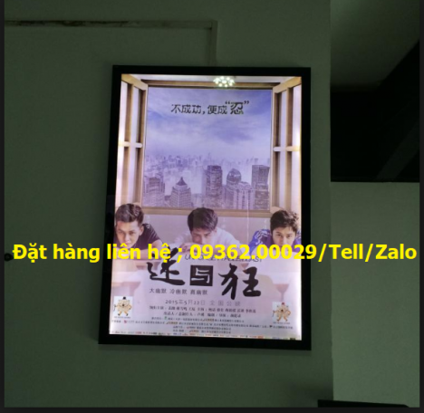 Hộp đèn led menu cho quán cafe, trà sữa