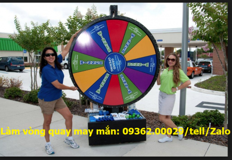 Gia công vòng quay may mắn, vòng quay trúng thưởng