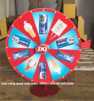 Gia công vòng quay may mắn, vòng quay trúng thưởng