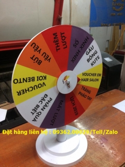 Gia công vòng quay may mắn, vòng quay trúng thưởng