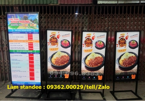 Ưu điểm của các sản phẩm Standee chân sắt
