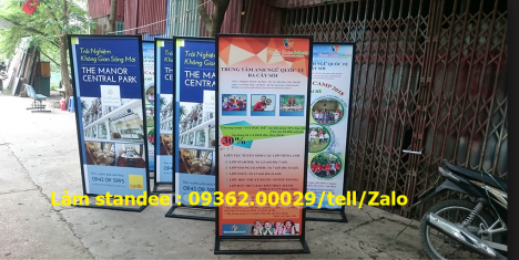 Ưu điểm của các sản phẩm Standee chân sắt