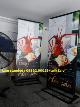 Ưu điểm của các sản phẩm Standee chân sắt
