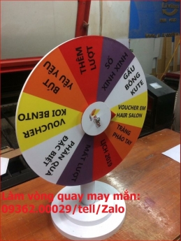 Gia công vòng quay may mắn, vòng quay trúng thưởng