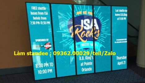 Ưu điểm của các sản phẩm Standee chân sắt