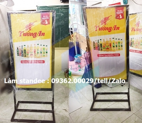 Ưu điểm của các sản phẩm Standee chân sắt