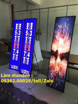 Ưu điểm của các sản phẩm Standee chân sắt