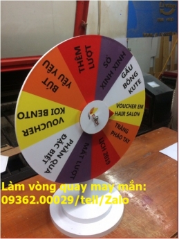 Gia công vòng quay may mắn, vòng quay trúng thưởng