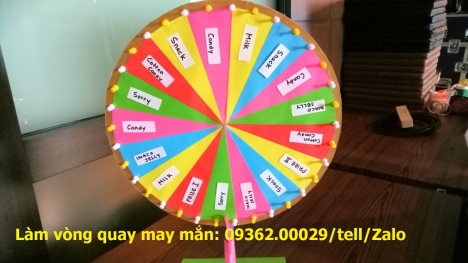 Gia công vòng quay may mắn, vòng quay trúng thưởng