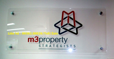 Biển quầy lễ tân-Biển quảng cáo in bằng chất liệu UV