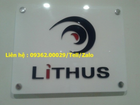 Biển quầy lễ tân-Biển quảng cáo in bằng chất liệu UV