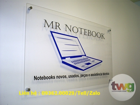 Biển quầy lễ tân-Biển quảng cáo in bằng chất liệu UV