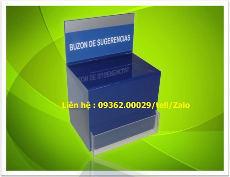 Các mẫu mã hòm phiếu, hòm từ thiện, thùng bốc thăm trúng thưởng