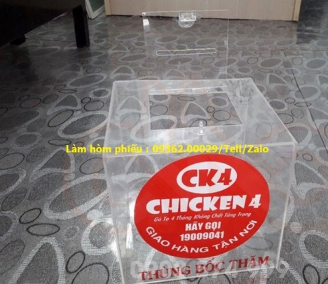 Các mẫu mã hòm phiếu, hòm từ thiện, thùng bốc thăm trúng thưởng