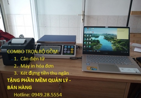 Setup giải pháp bán hàng, thiết bị tính tiền giá rẻ cho cửa hàng bán trái cây ở Vĩnh Long