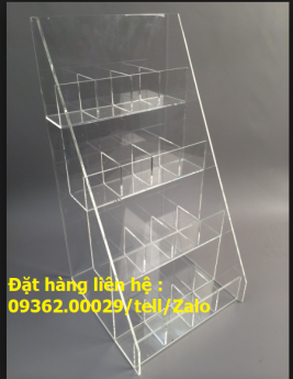 Các mẫu kệ đựng tạp trí , sách báo bằng mica –Gia công nhiều loại