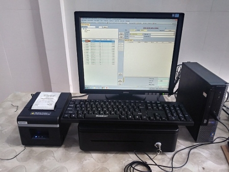 Setup Bộ Máy tính tiền giá rẻ cho cửa hàng điện thoại tại AN GIANG