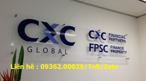 Biển quầy lễ tân-Biển quảng cáo in bằng chất liệu UV