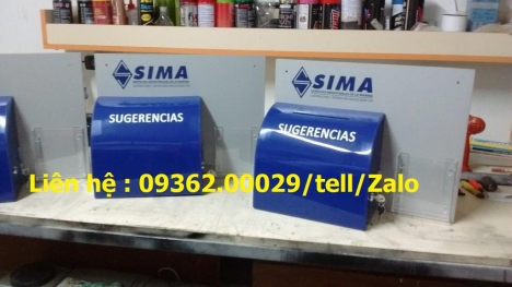 Các mẫu mã hòm phiếu, hòm từ thiện, thùng bốc thăm trúng thưởng