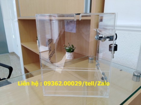 Các mẫu mã hòm phiếu, hòm từ thiện, thùng bốc thăm trúng thưởng