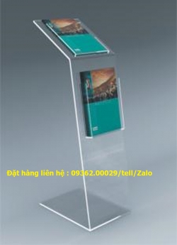 Các mẫu kệ đựng tạp trí , sách báo bằng mica –Gia công nhiều loại