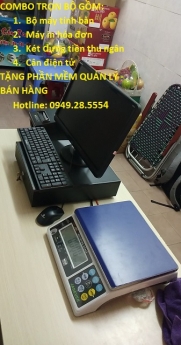 Setup giải pháp bán hàng, thiết bị tính tiền giá rẻ cho cửa hàng bán trái cây ở Vĩnh Long