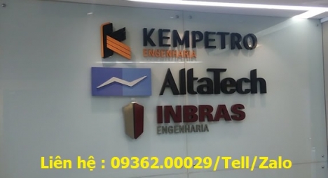 Biển quầy lễ tân-Biển quảng cáo in bằng chất liệu UV