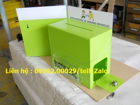 Các mẫu mã hòm phiếu, hòm từ thiện, thùng bốc thăm trúng thưởng