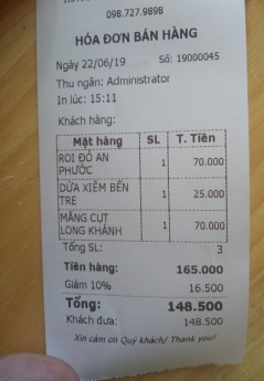 Setup giải pháp bán hàng, thiết bị tính tiền giá rẻ cho cửa hàng bán trái cây ở Vĩnh Long