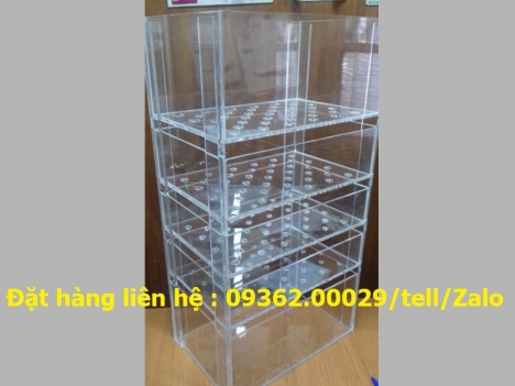 Các mẫu kệ đựng tạp trí , sách báo bằng mica –Gia công nhiều loại