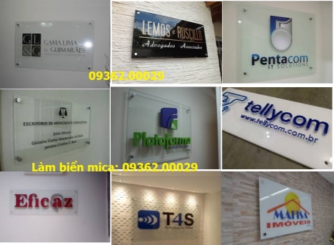 Biển quầy lễ tân-Biển quảng cáo in bằng chất liệu UV