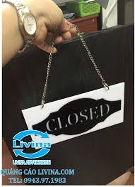 Ưu điểm của các loại biển open close treo cửa bằng mica