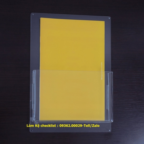 Tổng hợp các mẫu kệ checklist, bảng mica treo tường