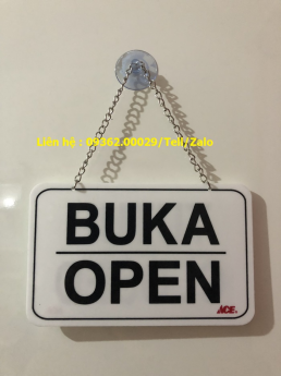 Ưu điểm của các loại biển open close treo cửa bằng mica